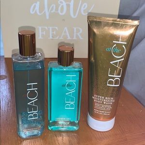 Body wash, shower gel, and mist 💙🤍